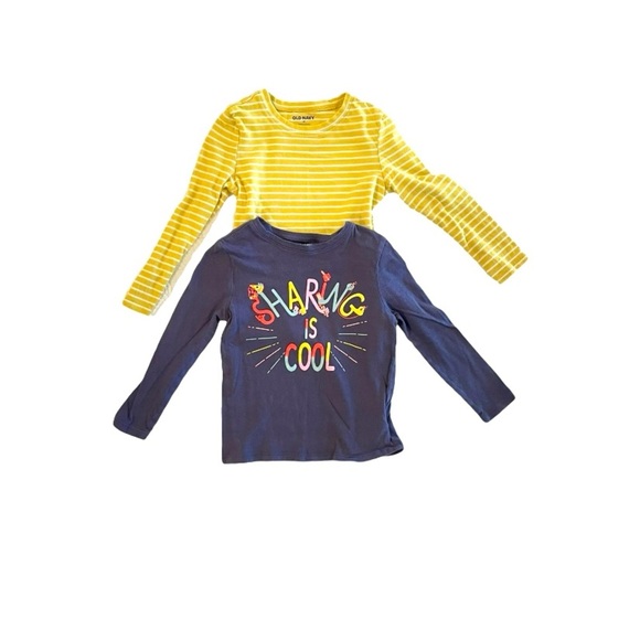 Old Navy 4T‎ long sleeve shirt bundle - Picture 2 of 6